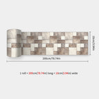Self-Adhesive Waist Line Stickers – Waterproof Border Mural for Kitchen Decor