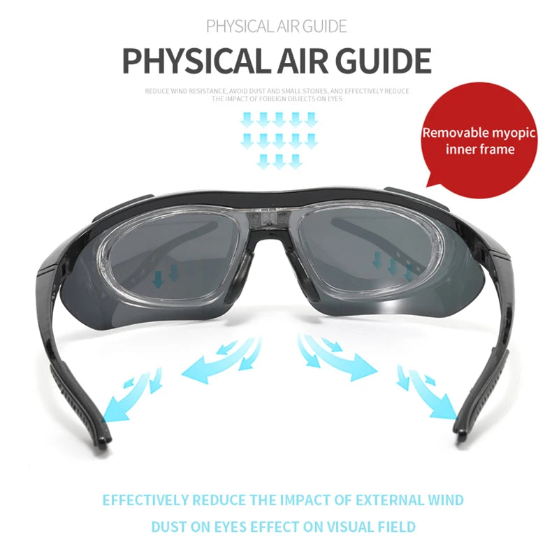 Photochromic Cycling Sunglasses – Polarized UV400 Eyewear for Outdoor Sports