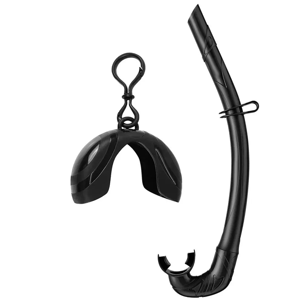 Foldable Silicone Diving Snorkel – Portable Breathable Tube for Freediving