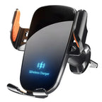 Wireless Car Charger Phone Holder – Fast Charging Mount for iPhone and Android