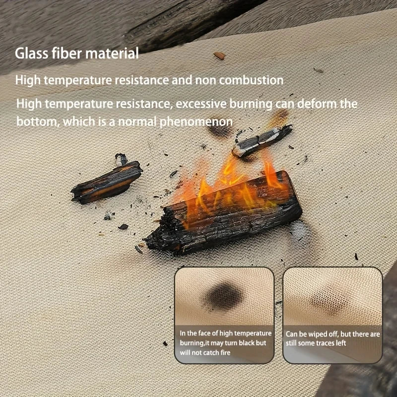 Fireproof Grill Mat – Heat Resistant Protective Pad for Outdoor BBQ Camping