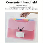 Accordion File Organizer – 13 Pockets for Office and Classroom Use