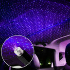 USB LED Star Projector – Adjustable Galaxy Atmosphere Lamp for Car Interior