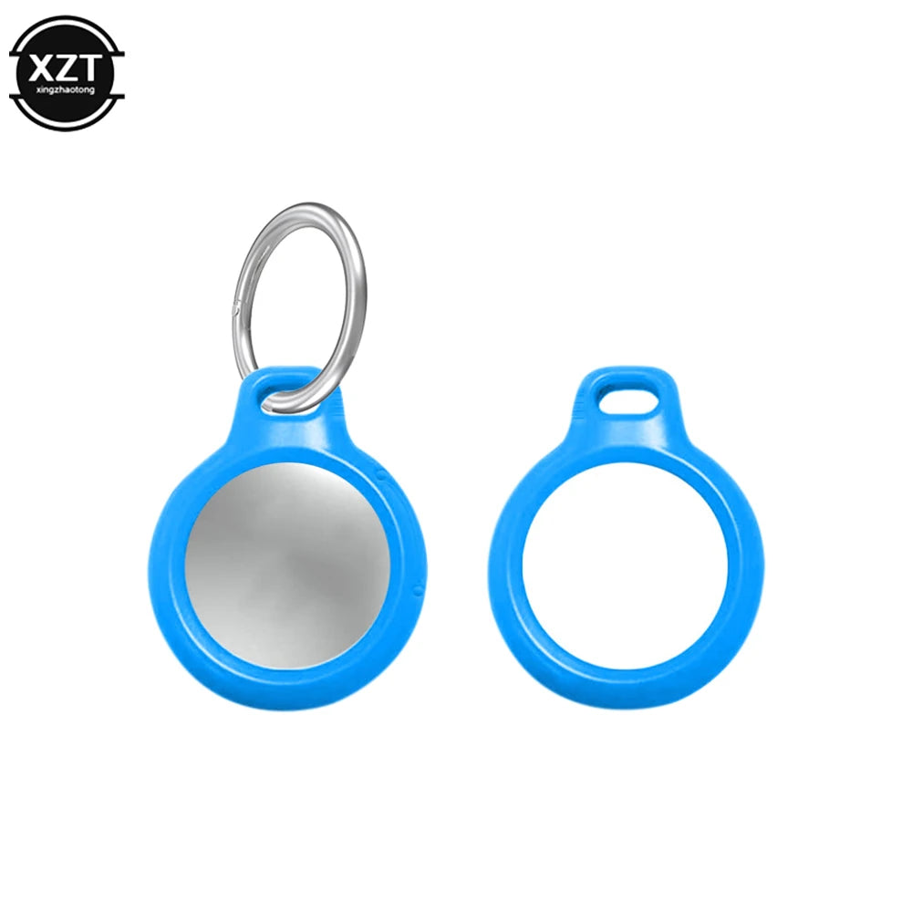 Protective Bumper Case with Strap for Airtag Tracker Keychain