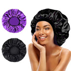 Extra Large Satin Sleep Bonnet – Silky Hair Protection for Curly Hair