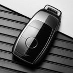 Transparent TPU Car Key Case – Protective Shell for Mercedes Benz Models