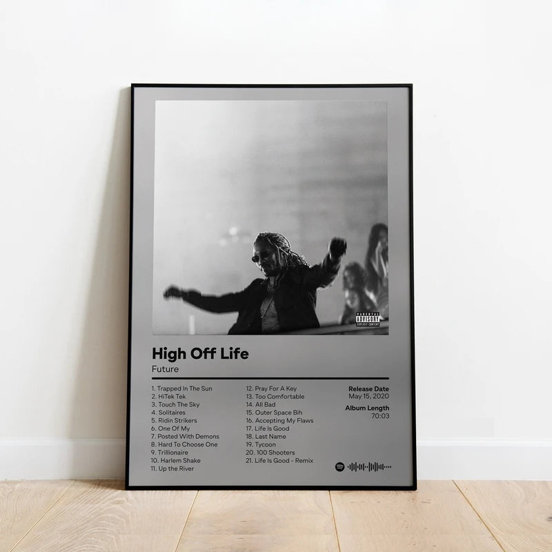Nordic Hip Hop Poster – Aesthetic Music Canvas Wall Art for Home Decor