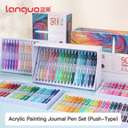 Acrylic Gel Pens – Retractable 0.7mm Tip for Student Painting and Writing
