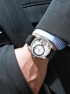 Minimalist Quartz Watch – Luxury Double Strap Set for Business Gift
