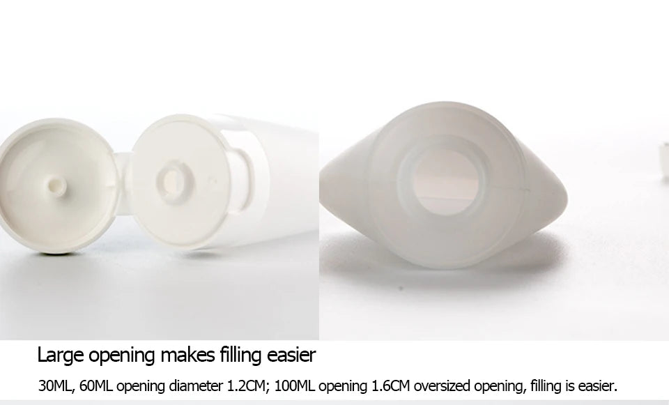 Refillable Squeeze Bottle Kit – Portable Travel Containers for Toiletries