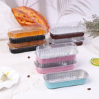 Aluminum Foil Mini Loaf Pans – 6.8oz Rectangular Containers for Home Baking