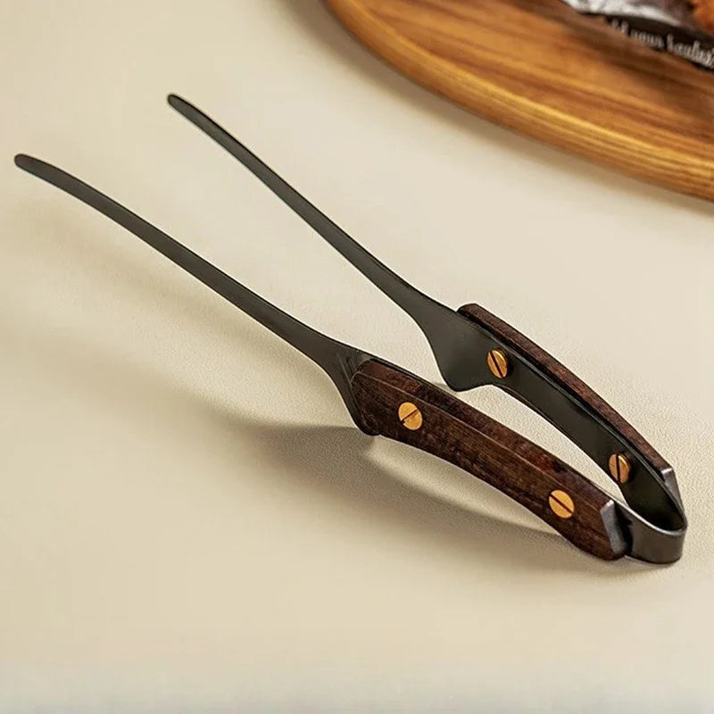 Stainless Steel BBQ Tongs – Heat Resistant Grill Utensils for Outdoor Cooking