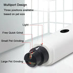 Electric Pet Nail Grinder – USB Rechargeable LED Grooming Tool for Cats and Dogs
