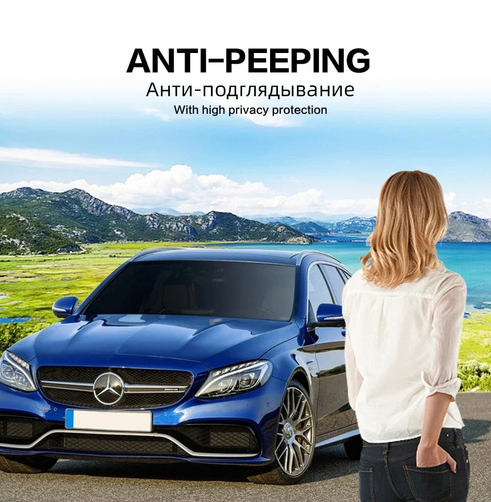 Black Window Tint Film – 50cmx3m Heat Control for Car Solar UV Protection