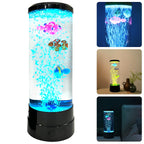 Color Changing LED Fish Lamp – Simulated Bubble Aquarium for Home Decor