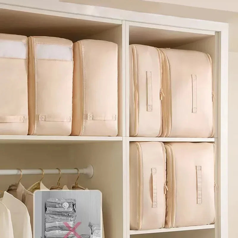 Large Compression Storage Bag – Space Saving Quilt Organizer for Closet