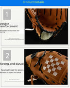 Infield Baseball Pitcher Gloves – Professional Youth and Adult Softball Gear