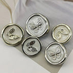 Metal Butterfly Buttons – 18mm and 23mm Enamel Sewing Fasteners for Jackets