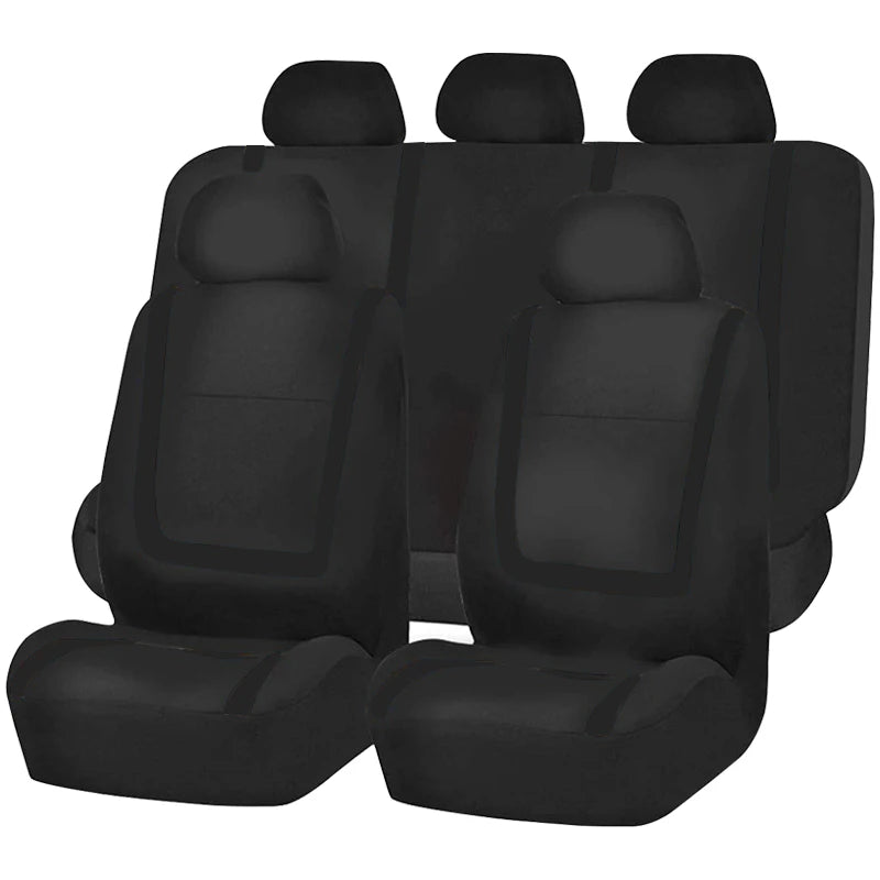Universal Fabric Car Seat Covers – Breathable Polyester for Truck and SUV