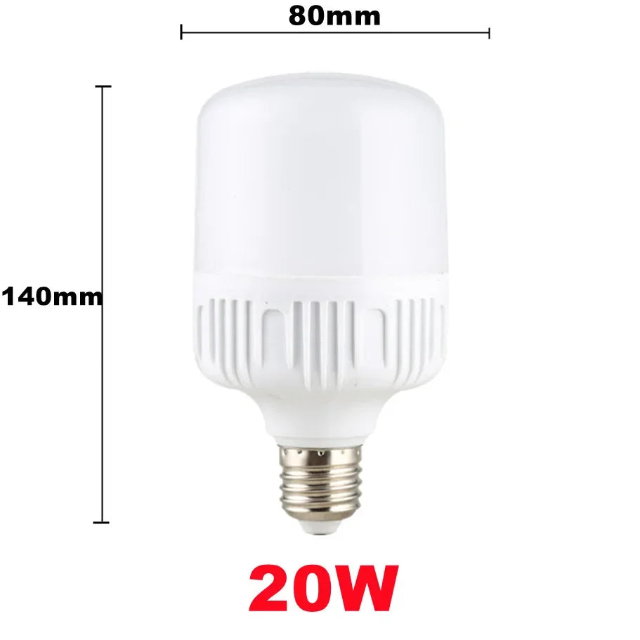 100W E27 LED Light Bulb – High Brightness Eye Protection for Home Lighting