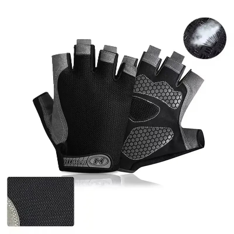 Half Finger Cycling Gloves – Breathable Anti-Slip for Gym and Sport Training