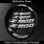 Reflective Motorcycle Rim Stripes – Wheel Hub Decals for Kawasaki Z900