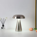 Mushroom Table Lamp – Iron Art Modern Decor for Bedroom Bedside Lighting