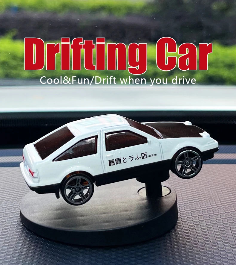 Drifting Car Dashboard Ornament – Swinging Model for Racing Enthusiasts