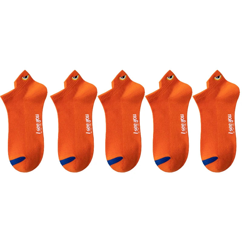 Breathable Ankle Socks – Thin Low-Cut Athletic Wear for Men and Women