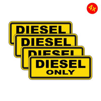 Diesel and Petrol Fuel Decals – 65mm x 25mm Adhesive Labels for Vehicle Tank