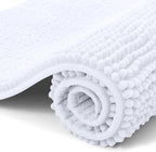 Chenille Bathroom Mat – Ultra Soft Absorbent Non-slip Rug for Shower Floors