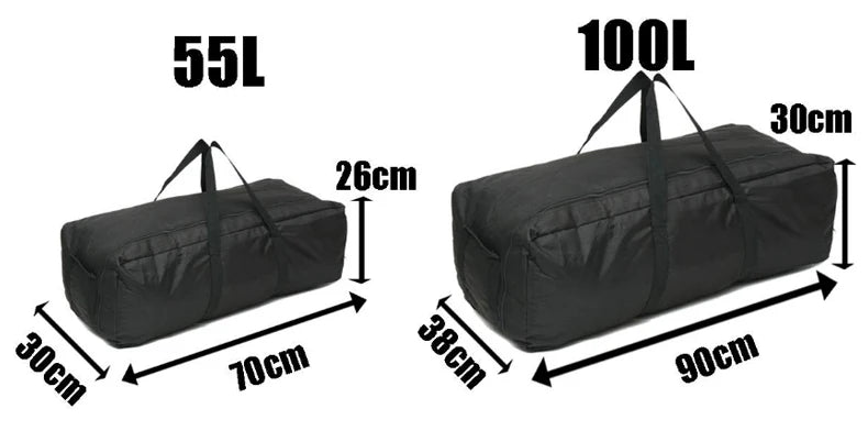 Large Travel Duffle Backpack – Outdoor Storage Bag for Hiking and Camping