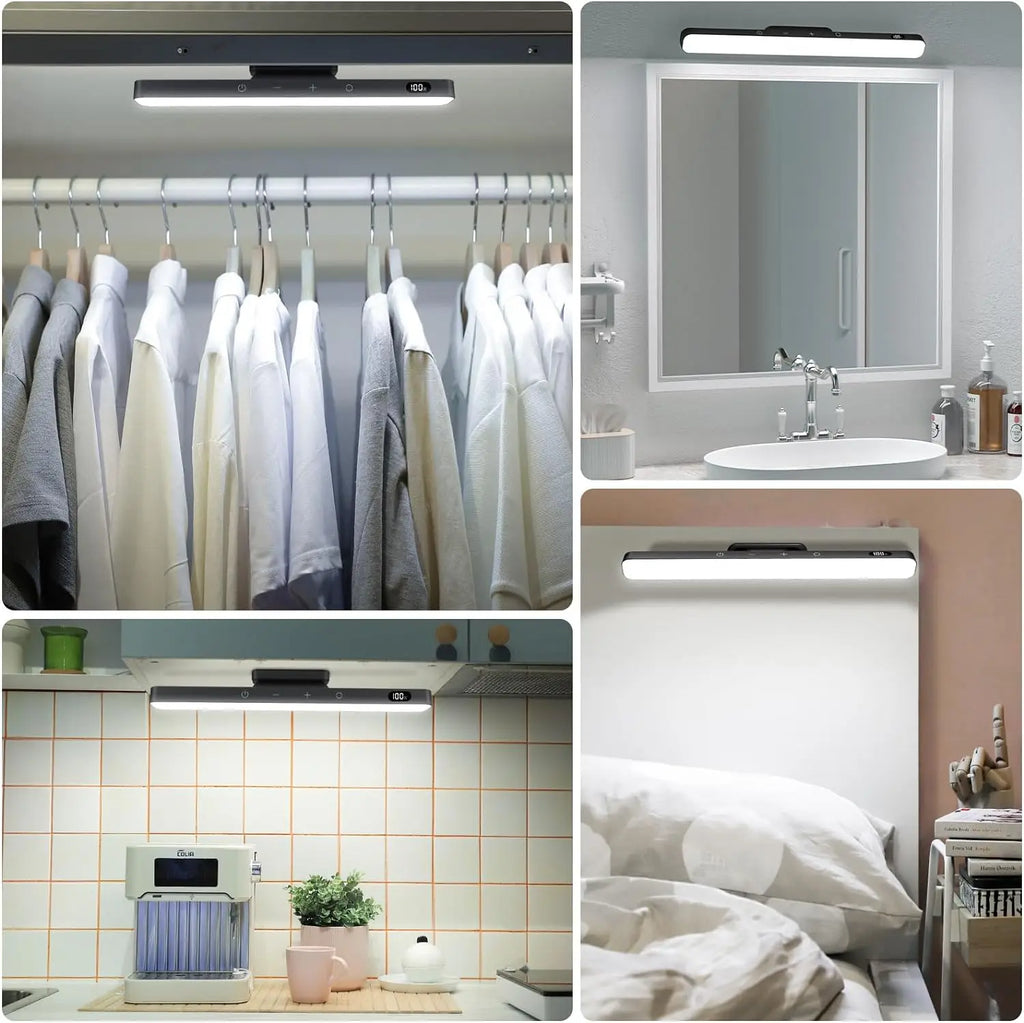 Dimmable LED Night Light – Rechargeable Magnetic Lamp for Closet and Cabinet