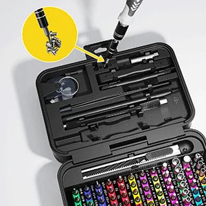 Precision Screwdriver Set – 132-in-1 Magnetic Bits for Electronics Repair
