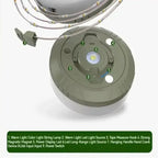 Waterproof LED Camping Strip Light – 10M Atmosphere Belt for Outdoor Decor