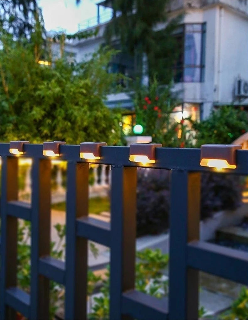 Waterproof Solar LED Deck Lights – Outdoor Step Lamps for Garden Patio Decor