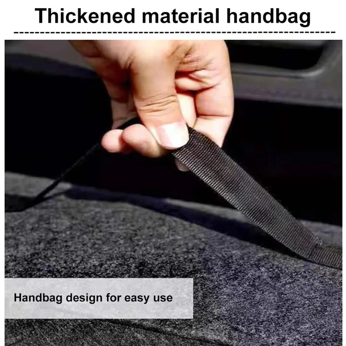Enlarged Felt Car Storage Box – Thickened Organizer for Vehicle Essentials