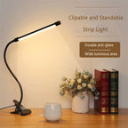 LED Clip-On Desk Lamp – Dimmable Eye Protection for Office and Study