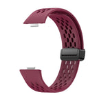Magnetic Silicone Watch Strap – Breathable Sports Band for Huawei Watch Fit