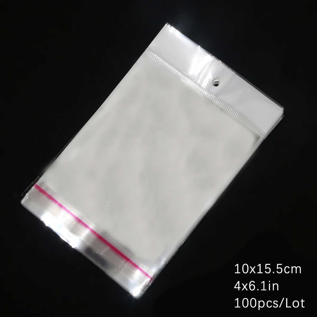 Self-Sealing Cellophane Bags – Transparent Adhesive Packaging for Gifts and Treats
