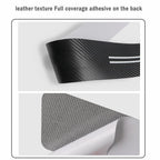 Leather Rear Bumper Guard – Anti-Scratch Protective Strip for Skoda Superb