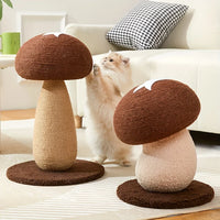 Mushroom Sisal Cat Scratcher – Durable Climbing Post for Indoor Play