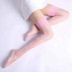 Glitter Thigh High Stockings – Ultra-Thin Sheer Hosiery for Sexy Lingerie