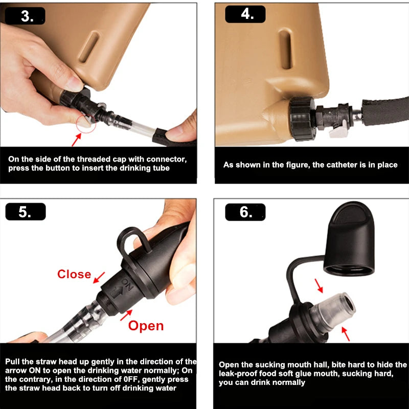 1.75L Hydration Bladder – Food Grade EVA for Tactical Vest and Hiking
