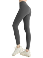 High Waisted Yoga Leggings – Naked Feel Fitness Pants for Gym and Running
