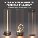 Magnetic LED Desk Lamp – Cordless Touch Control for Bedroom Nightstand