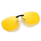 Polarized Clip-On Sunglasses – Square UV400 Lenses for Driving and Fishing