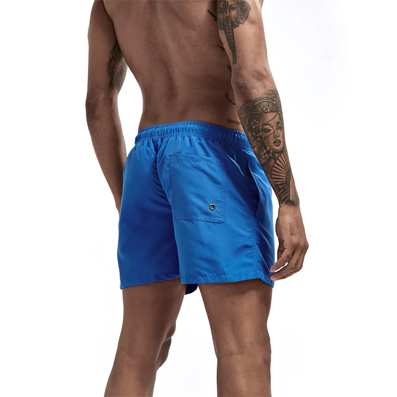 Mens Quick Dry Swim Trunks – Lightweight Beach Shorts for Summer Swimming