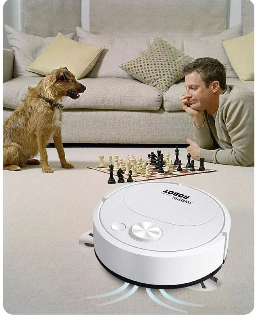 3-in-1 Robot Vacuum Cleaner – 1500Pa Wireless Mop for Home and Office