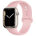 Silicone Apple Watch Sport Band – Adjustable Strap for Series 1-11 and Ultra